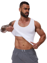 Men Body Shaper Slimming Compression Vest Undershirt Sexy Waist Trainer Tank Top Belly Control Workout Weight Loss Shapewear