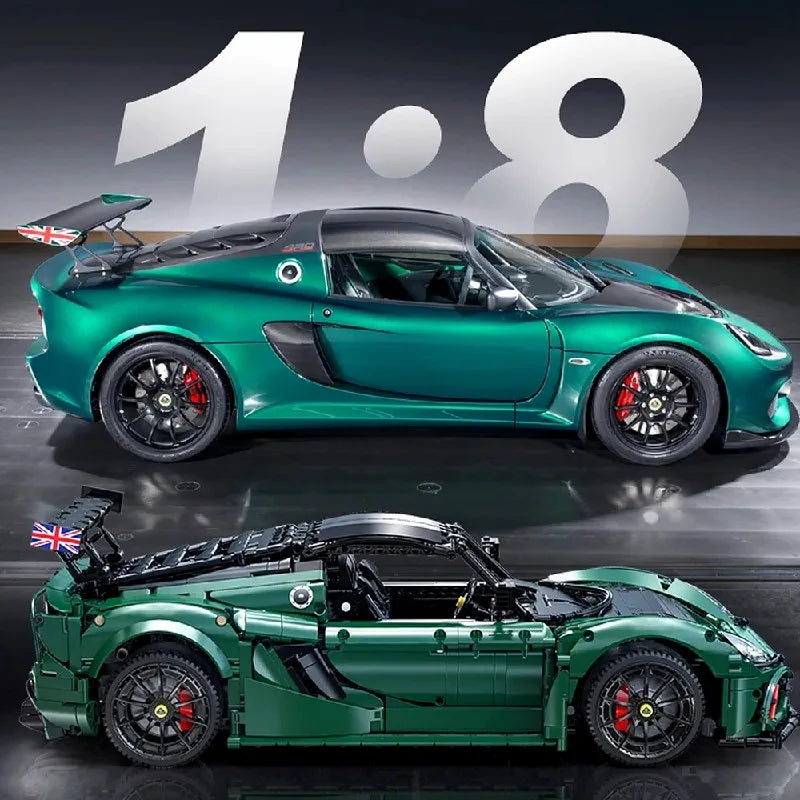 3730PCS Technik 1:8 430 Super Sport Car Building Blocks Model Set Colletible Race Hypercar Blocks Kits Muscle Car Lover Fan Gift