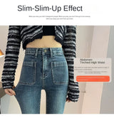 Women's High-Waist Stretch Bootcut Jeans