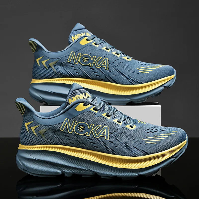 New Fashion Men Light Running Shoes Cushion Training Shoes Lightweight Wear-Resistant Sneakers