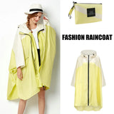 Women's Oversized Waterproof Rain Poncho – Windproof