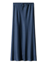 Women's Satin Maxi Skirt – Elegant Ankle-Length