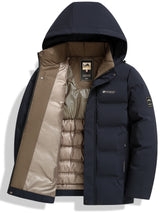 Men's Premium Hooded Puffer Jacket | Outdoor Warmth