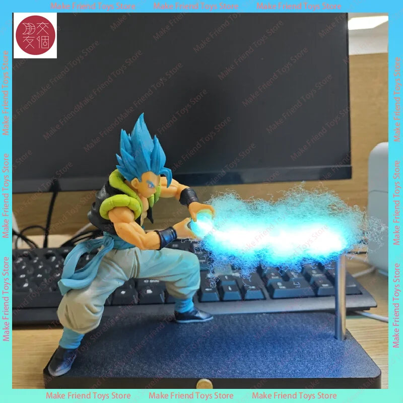 Rechargeable Dragon Ball Gogeta Lamp Gogeta Ligh Son Goku Light Lamp Magnet Light Model Kakarotto Kamehameha Wave Vegetmagnetic 