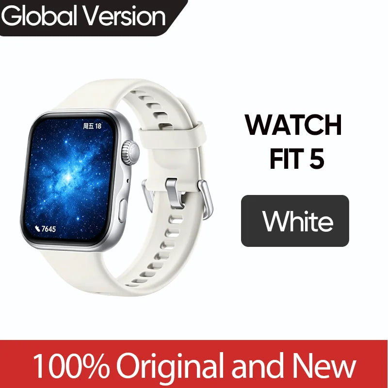 Global Version HUAWEI Watch FIT 5 Smartwatch compatible with iOS and Android 10 Day Battery Life Heart Rate Sleep Monitor GPS