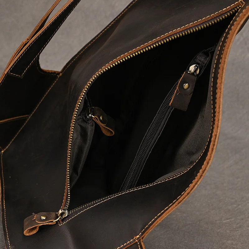 Men Women Backpack Bag Anti Theft Backpack Crazy Horse Leather School Backpack Travel Shcool Bag Mochila Escolar Safety
