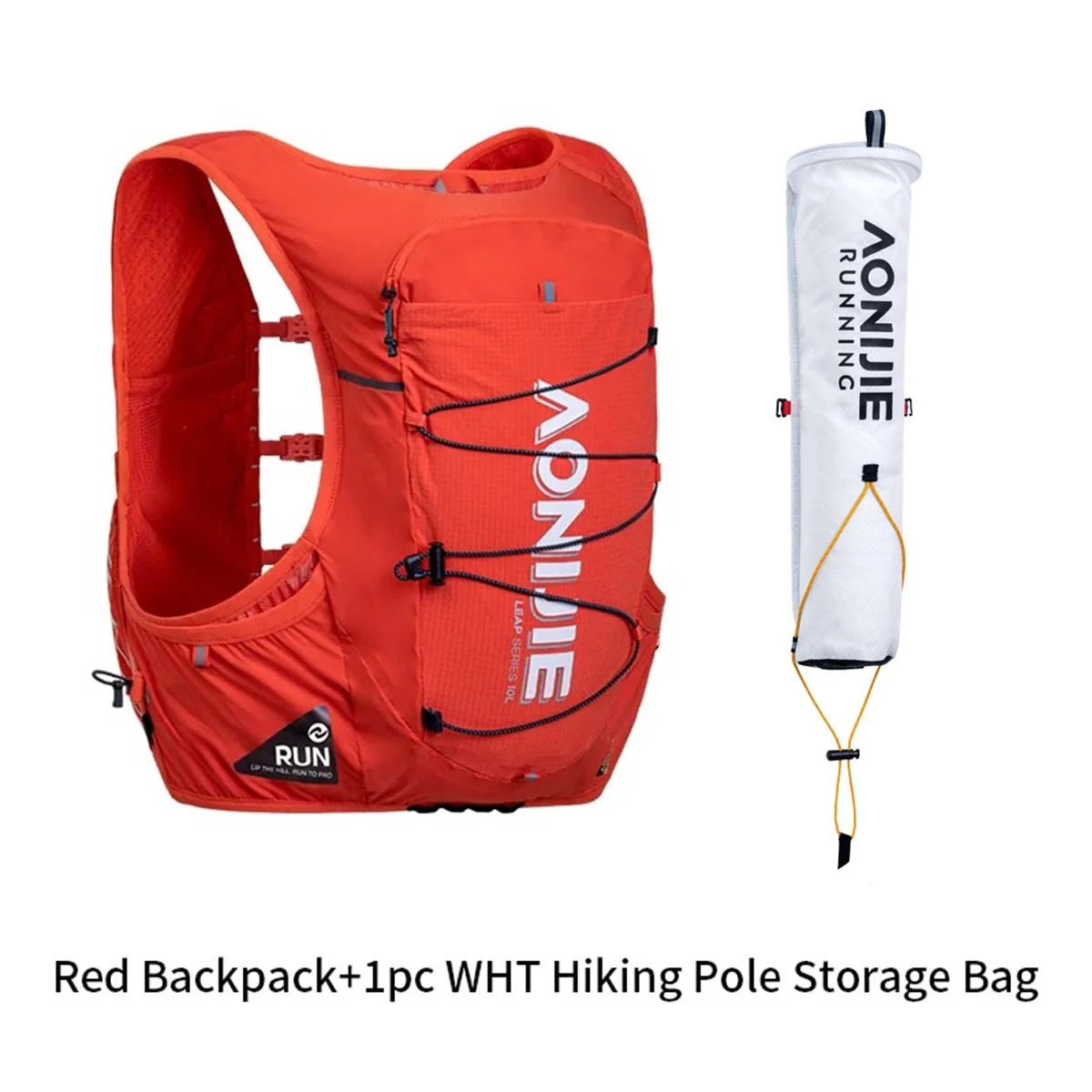 AONIJIE C9116 Unisex 10L Sports Running Backpack Lightweight Off-Road Hydration Pack for Hiking Off-road Cycling Race Marath