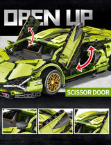 Technical Super Speed Sports Car Building Block Model Remote Control Vehicle Assemble Brick Desk Decor Toys for Kid Adult Gift