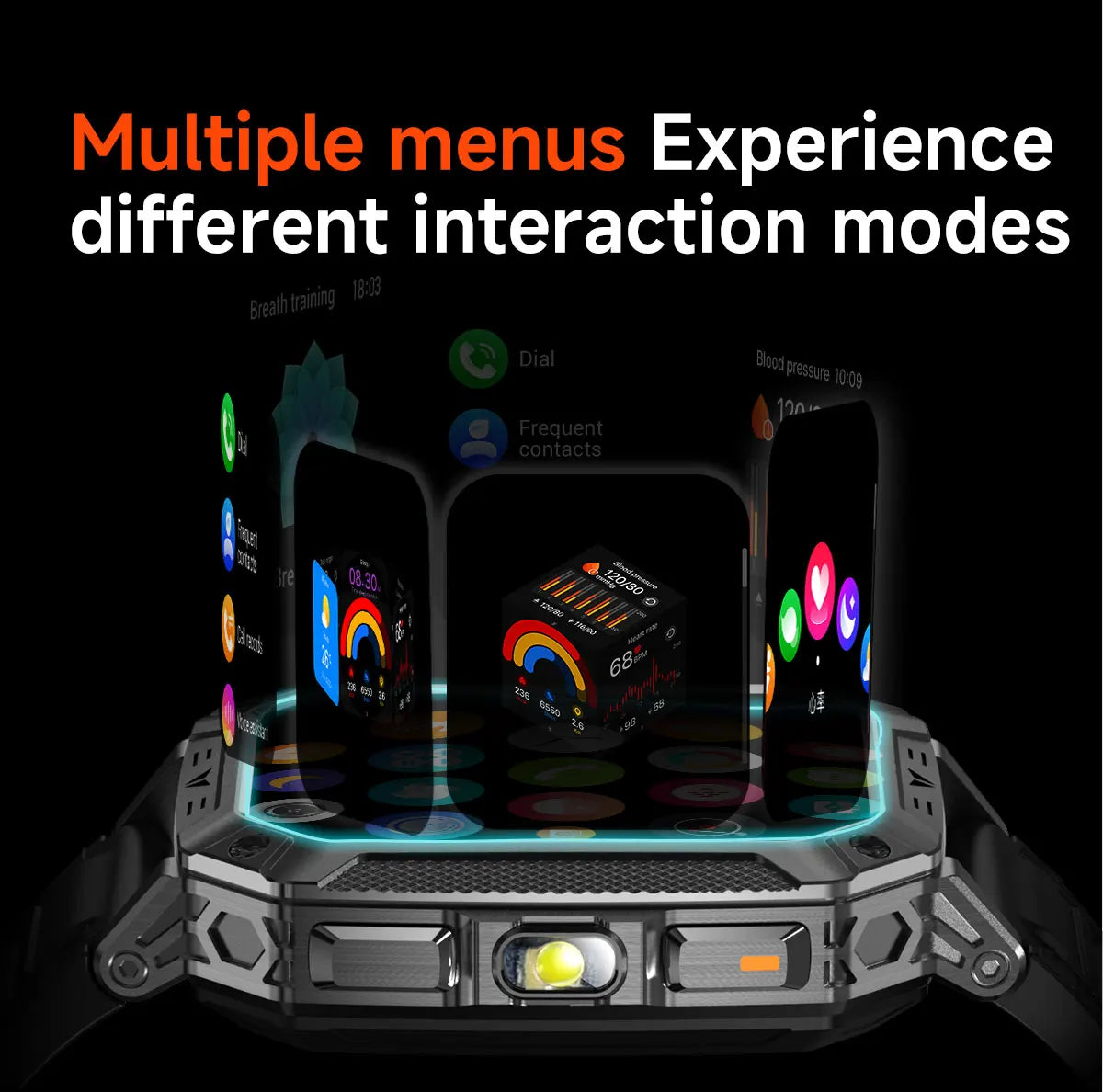 2026 Military-Grade Outdoor Sports Smartwatch 1400mAh