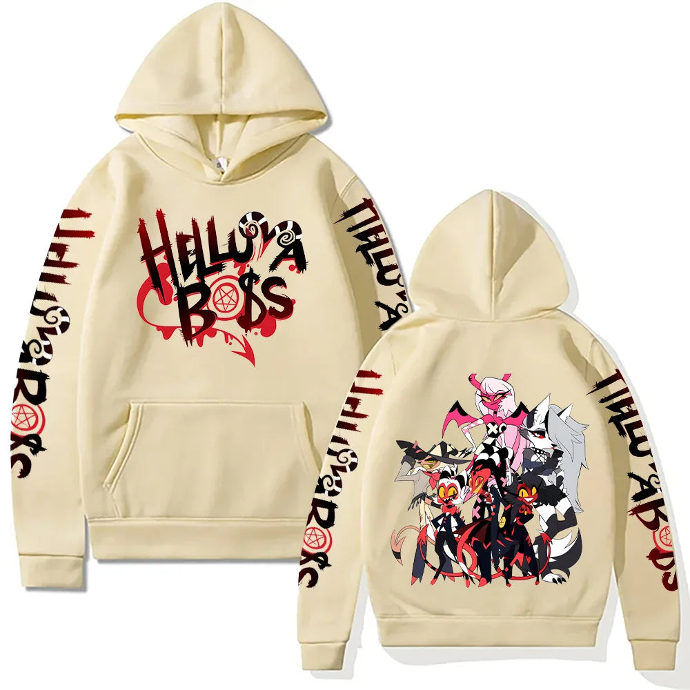 Helluva Boss Graphic Hoodie | Unisex Y2K Streetwear