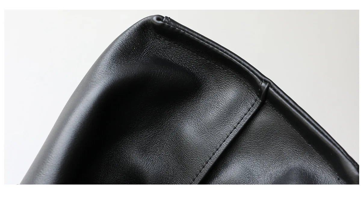 Motingsome Luxury Niche First-layer Cowhide Tote Bag Woman Large Capacity Shoulder Underarm Bag Casual Tote Big Handbag 2025 New