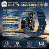 2026 New Accurate Diagnosis Smart Watch Body Fat ECG Blood oxygen BP Health Sport HD AMOLED Screen Call Smart Watches man woman
