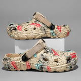 Men Shoes Slippers Men Garden Flat Sandals Platform Sandals Man Summer Sandals 2025 Male Sneakers Outdoor Flip Flops Home Clogs