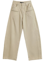 Women's High-Waist Wide Leg Denim Jeans – Relaxed Fit