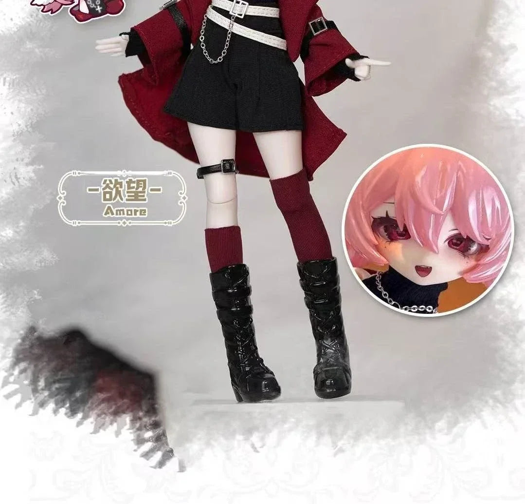Meki Final Blessing Series 1/8 BJD Blind Box Mystery Box Toys Cute Action Anime Figure Kawaii Model Gift