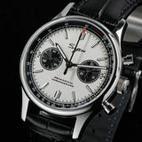 Sugess 40mm Men Army Watch 1963 Pilot Mechanical Panda Wristwatches Sapphire Air Force Chronograph Original ST1901 Movement Gift