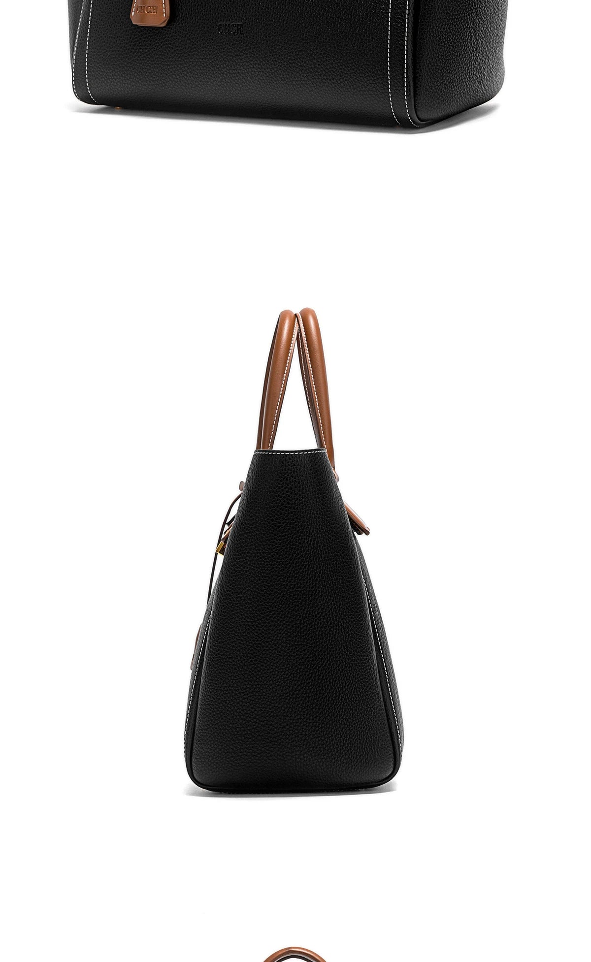 C-H Tote Bag Green New High Quality Handbag Soft Leather Woman Bags Girls Street