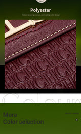 Letter Print Crossbody Satchel