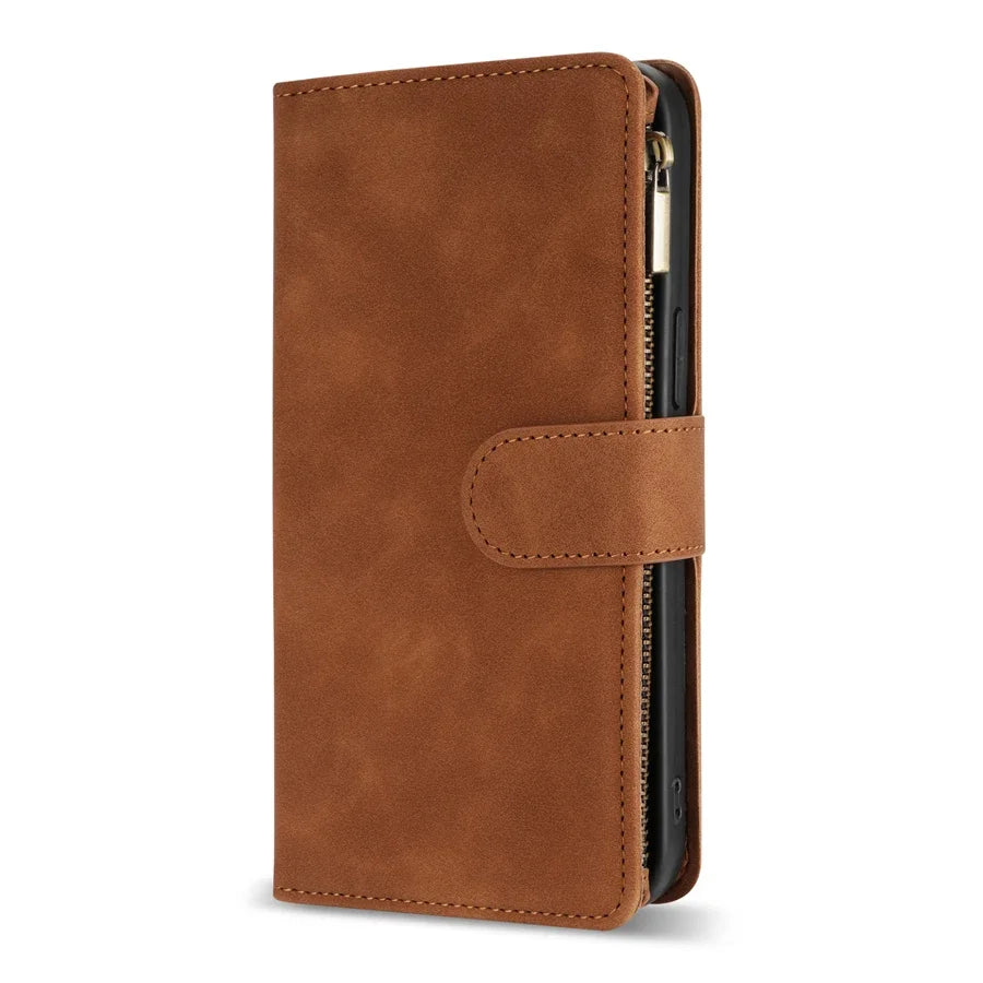 Samsung Galaxy Wallet Case with Strap & Stand