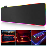 RGB LED Light Mousepad Waterproof Large Gaming Mouse Pad Gamer Mouse Carpet Big Mause Keyboard Pad PC Desk Play Mat with Backlit