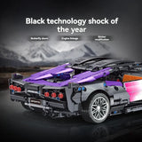 Creative DIY Racing Car Model Building Bricks Kit Advanced MOC Construction Toys for Adults Boys Girls Holiday Gift Idea