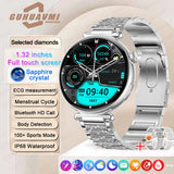 Women Smartwatch 1.32inch AMOLED Screen Call ECG Sport Watch Blood Pressure Micro physical examination AI dial Women Smart Watch