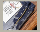 Vintage High-Rise Selvedge Denim Jeans for Men | 14oz