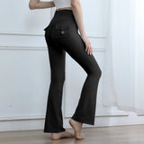 High-Waist Seamless Flare Yoga Pants
