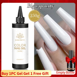BORN PRETTY 250g Super Top Coat Gel Nail Polish Base Gel Matte Top Coat Semi-Permanent Varnish Soak Off Nail Art Functional Gel