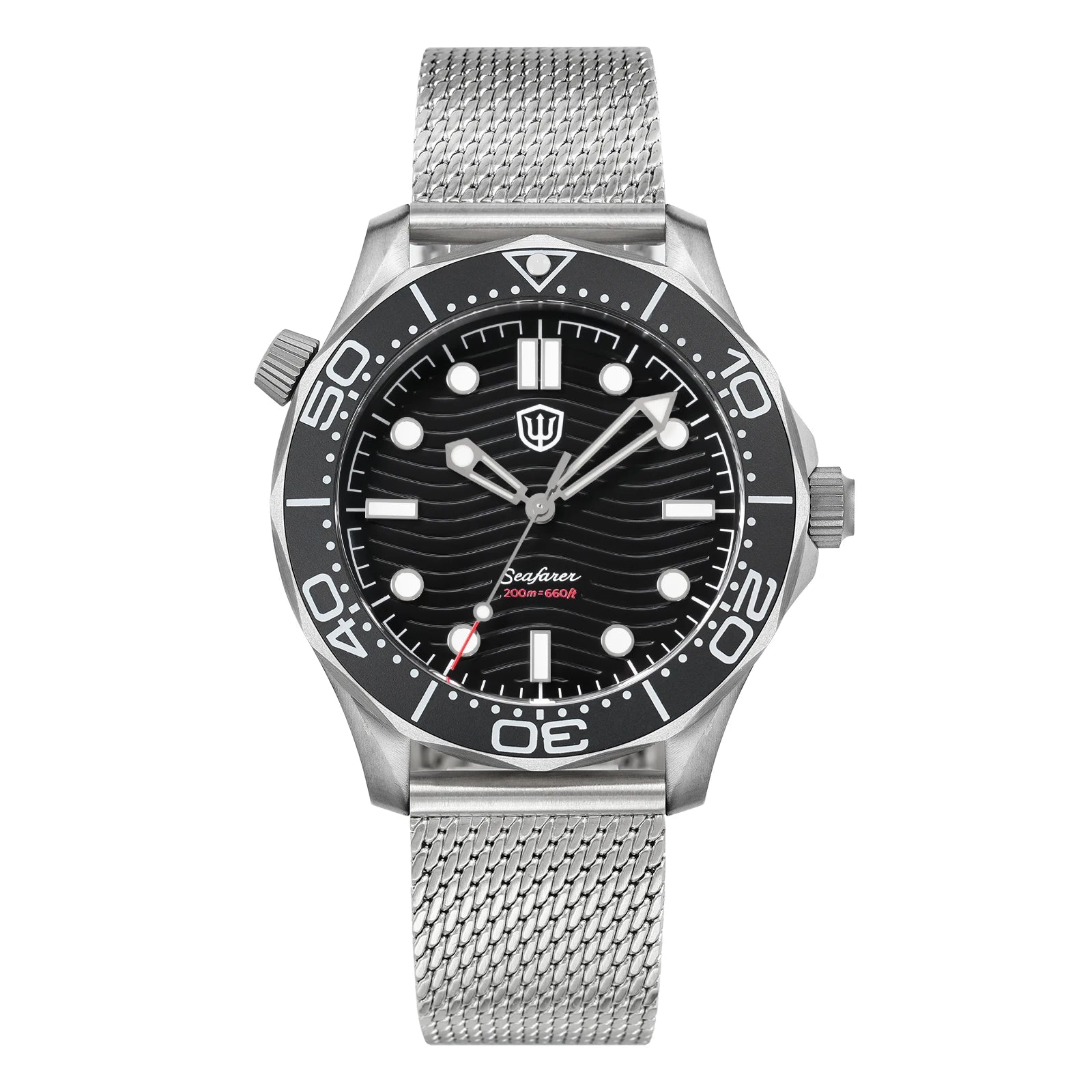 Watchdives WD007Q Luxury Titanium Watch 007 NTTD VH31 Sweep Quartz Wristwatches AR Sapphire 200M Waterproof 42Mm Vintage Watches