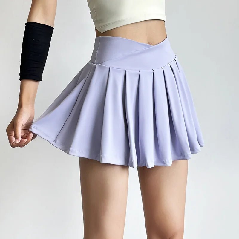 Women’s High-Waist Pleated Active Skort