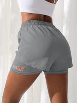Women's High Rise 2-in-1 Running & Yoga Shorts