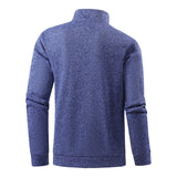 Men’s Fleece Half-Zip Turtleneck Sweatshirt