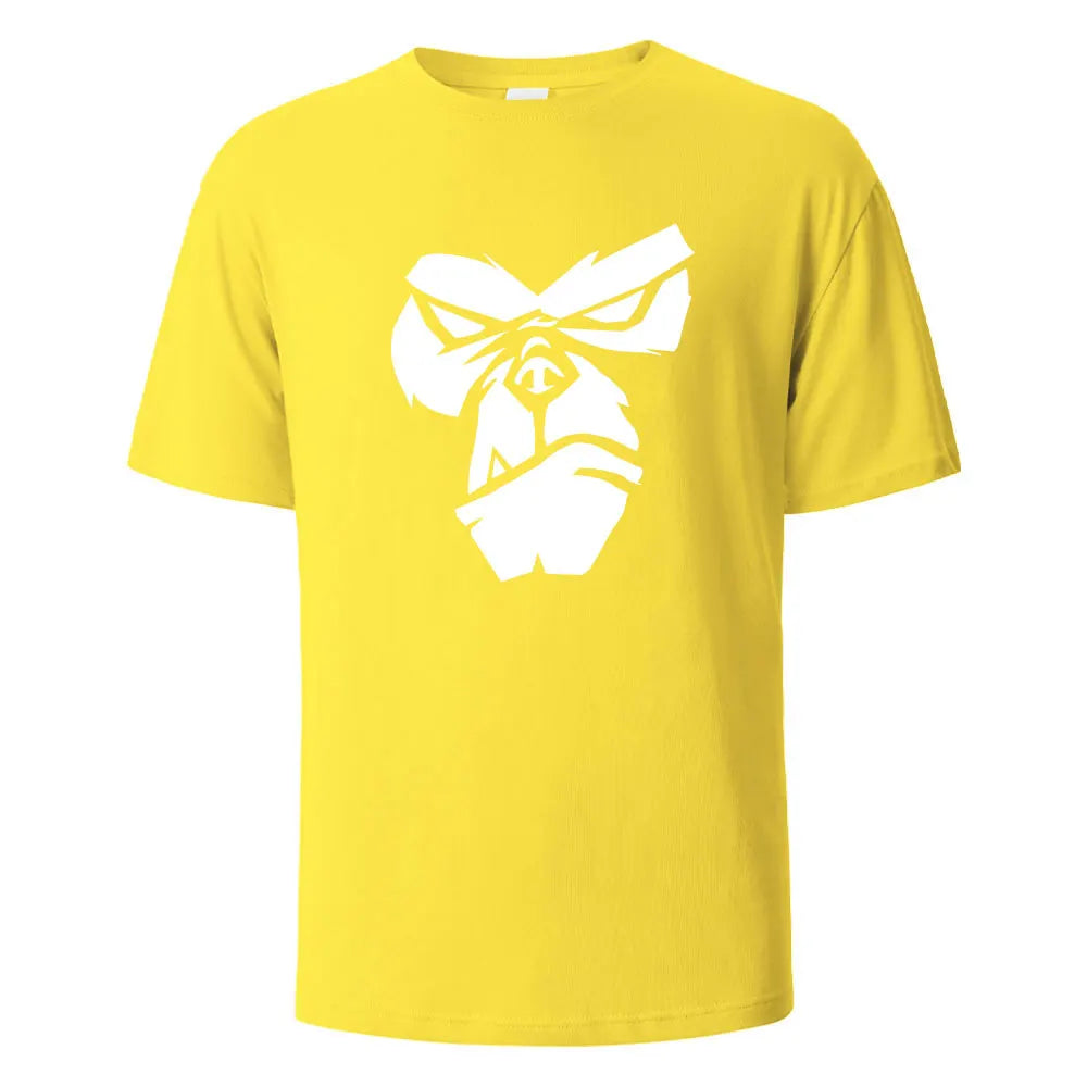 Gorilla Face Graphic Cotton T-Shirt