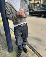 Y2K Retro Camo Zip-Up Hoodie