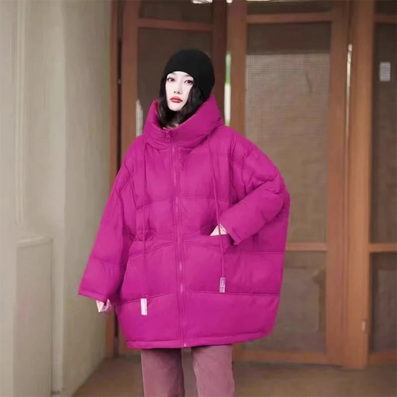 Women’s Oversized White Duck Down Puffer