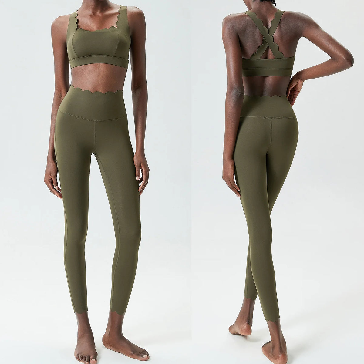 Women's Seamless High-Stretch Yoga & Fitness Set (2-Piece)