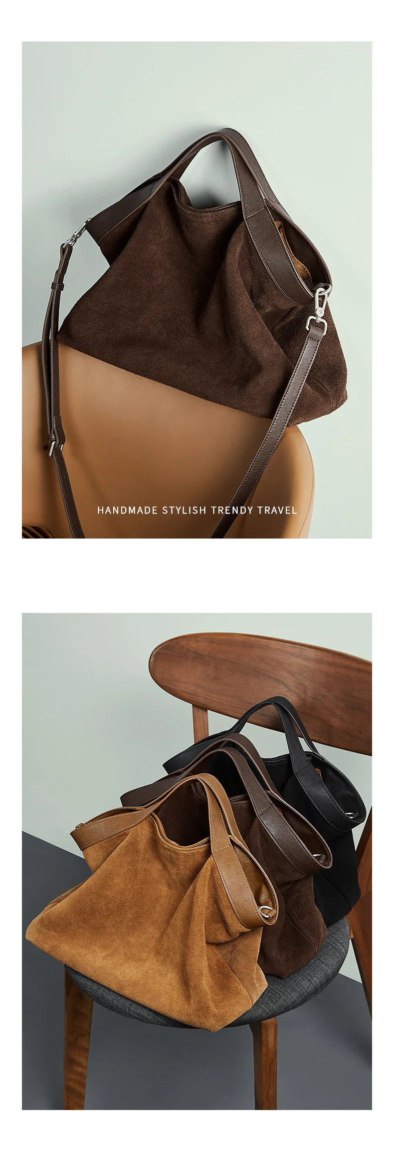 Genuine Leather Women Handbags Large Capacity Female Shoulder Crossbody Bag Fashion Cowhide Commuting Big Totes Bolsas