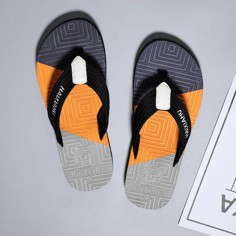 Men's EVA Flip Flops — Lightweight Non-Slip Beach & Indoor Slides