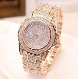 Fashion Crystal Steel Women's Quartz Watch