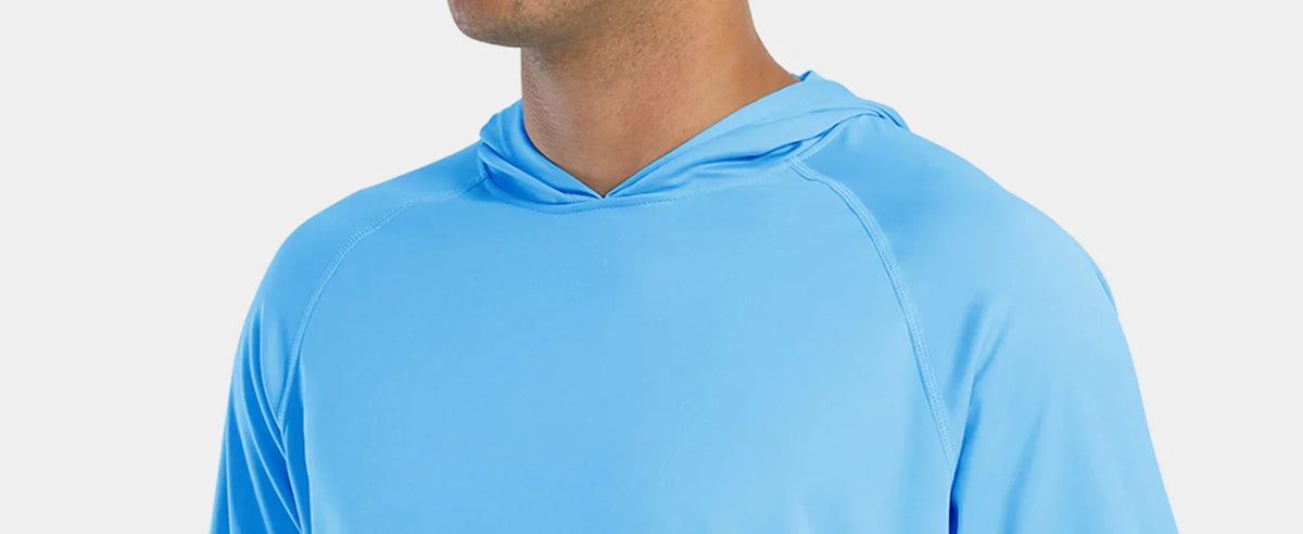 TACVASEN Men's Quick-Dry Long Sleeve Hooded T-Shirt