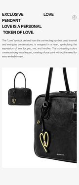 Amazing Song Toast Tote — Large Top Grain Leather Bag