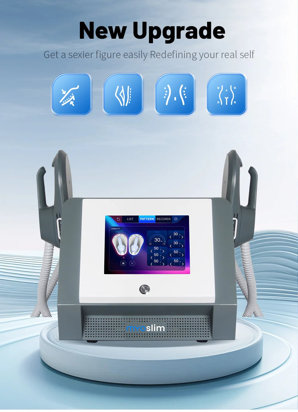 EMS 6500W EMSZero Muscle Stimulator RF Body Sculpting EMS NEW Portable Machine Slimming Weight Loss Electromagnetic