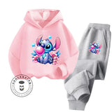 Disney Stitch Long Sleeve Hoodie & Pants Set