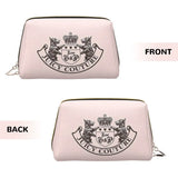 J-Juicy-C-Couture Makeup Bag Zipper Pouch Travel Cosmetic Bags Large Leather Portable Cosmetic Bag for Women