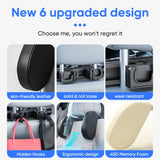 Car Seat Headrest Adjustable Side Head Support Telescopic Support on Cervical Spine for Adults Kids U Shaped Pillow