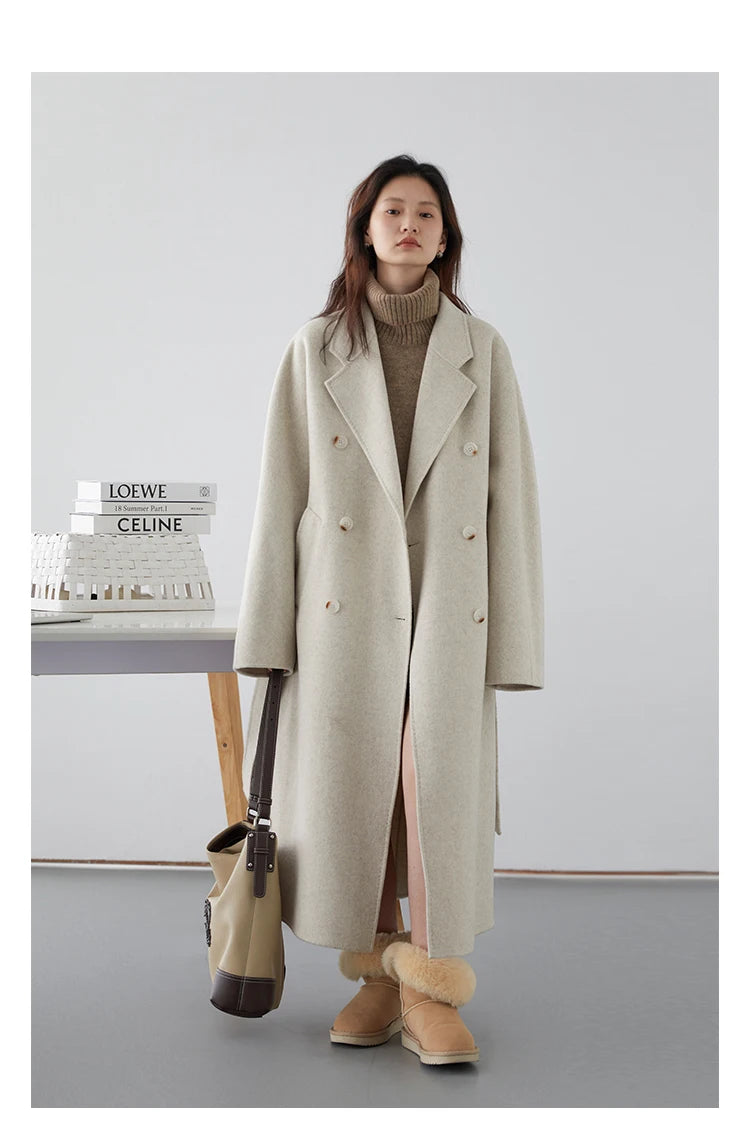 Retro Double-Sided Woolen Overcoat
