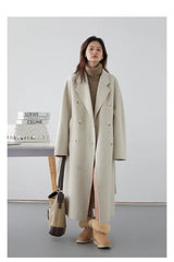Retro Double-Sided Woolen Overcoat