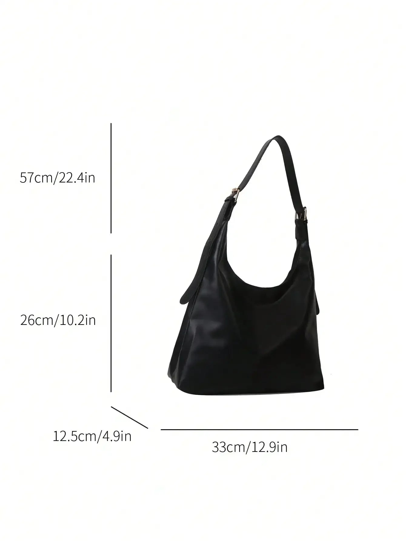 Large Capacity Solid Color Women's Shoulder Bag, Multifunctional Crossbody Bag, Women's Shoulder Tote Bag, Large Capacity Crossbody Tote Bag, Casual Work Bag