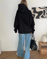 Women’s Relaxed Fleece Zip-Up Hoodie with Pockets